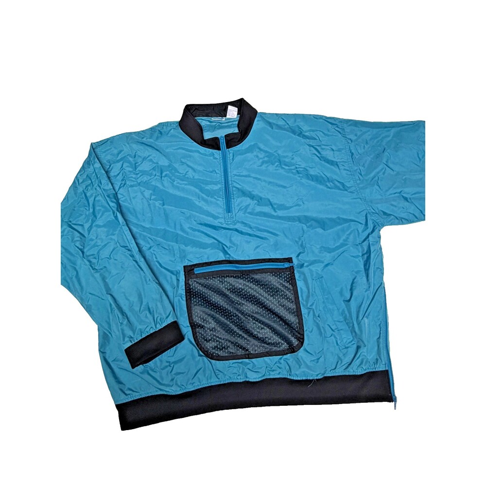 Vintage Pro Spirit Nylon Pullover 1/4 Zip Jacket Sz XXL Y2K 80's
